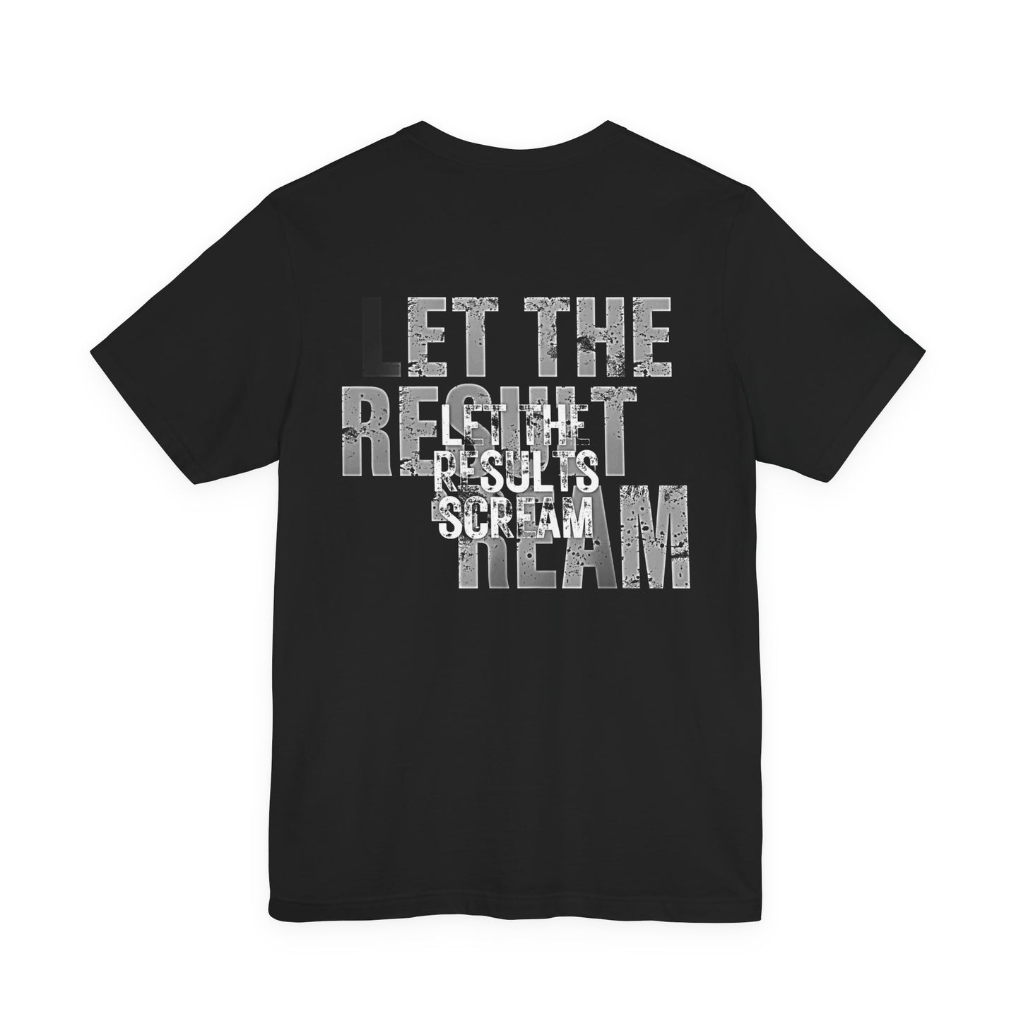 I Train in Silence Gym Tee — "Let the Results Scream" Workout T-Shirt