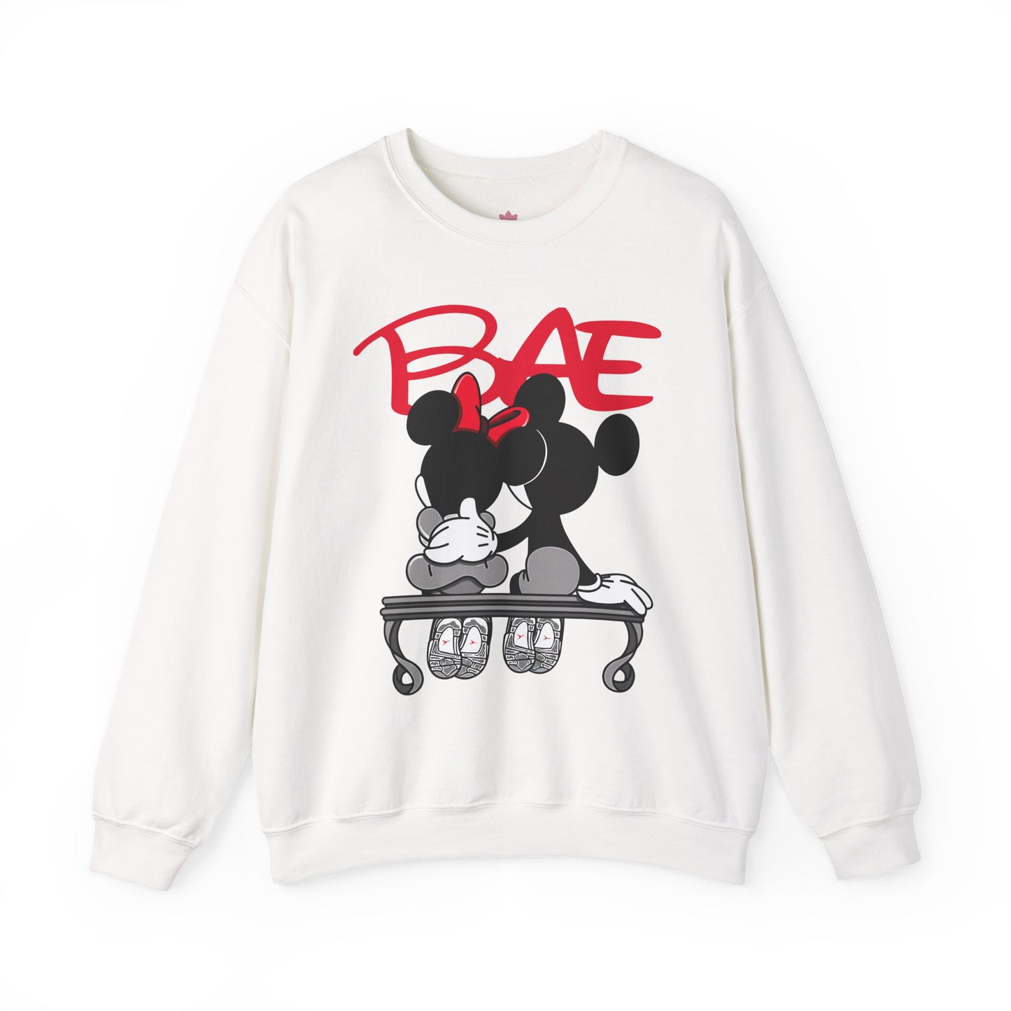 BAE Minnie Graphic Crewneck Sweatshirt – Cute Retro Cartoon Pullover
