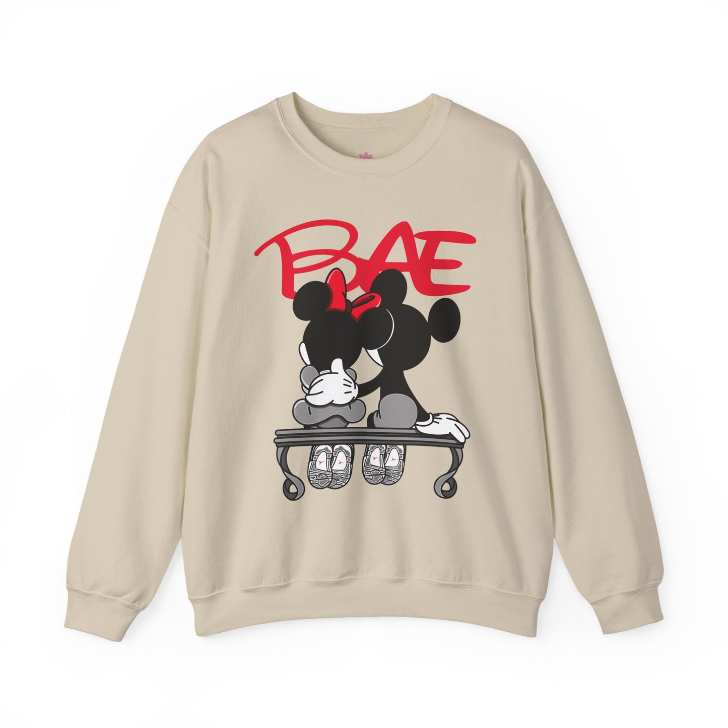 BAE Minnie Graphic Crewneck Sweatshirt – Cute Retro Cartoon Pullover