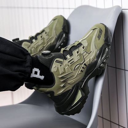 Fashion Chunky Sneakers for Men Comfortable 2025 New Man Casual Shoe Outdoor Anti Skid Male Vulcanize Shoes Tennis Thick Sole 44