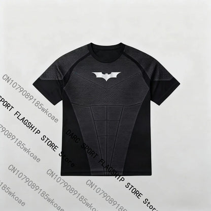 Men's Muscle Quick Dry Skinny Fit Short Sleeve Athletic T-Shirt Gym Workout Fitness Running Sport Bodybuilding Male Casual Shirt