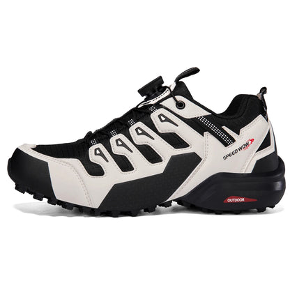 Men's Hiking Shoes Suede Leather Outdoor Shoes Wear-resistant Men Trekking Walking Hunting Tactical Sneakers