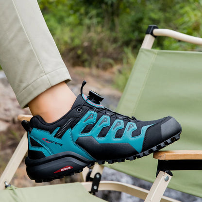 Men's Hiking Shoes Suede Leather Outdoor Shoes Wear-resistant Men Trekking Walking Hunting Tactical Sneakers