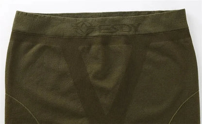 Seamless Tight Tactical Thermal Underwear Men Outdoor Sport Function Breathable Training Cycling Thermo Underwear 3XL Long Johns