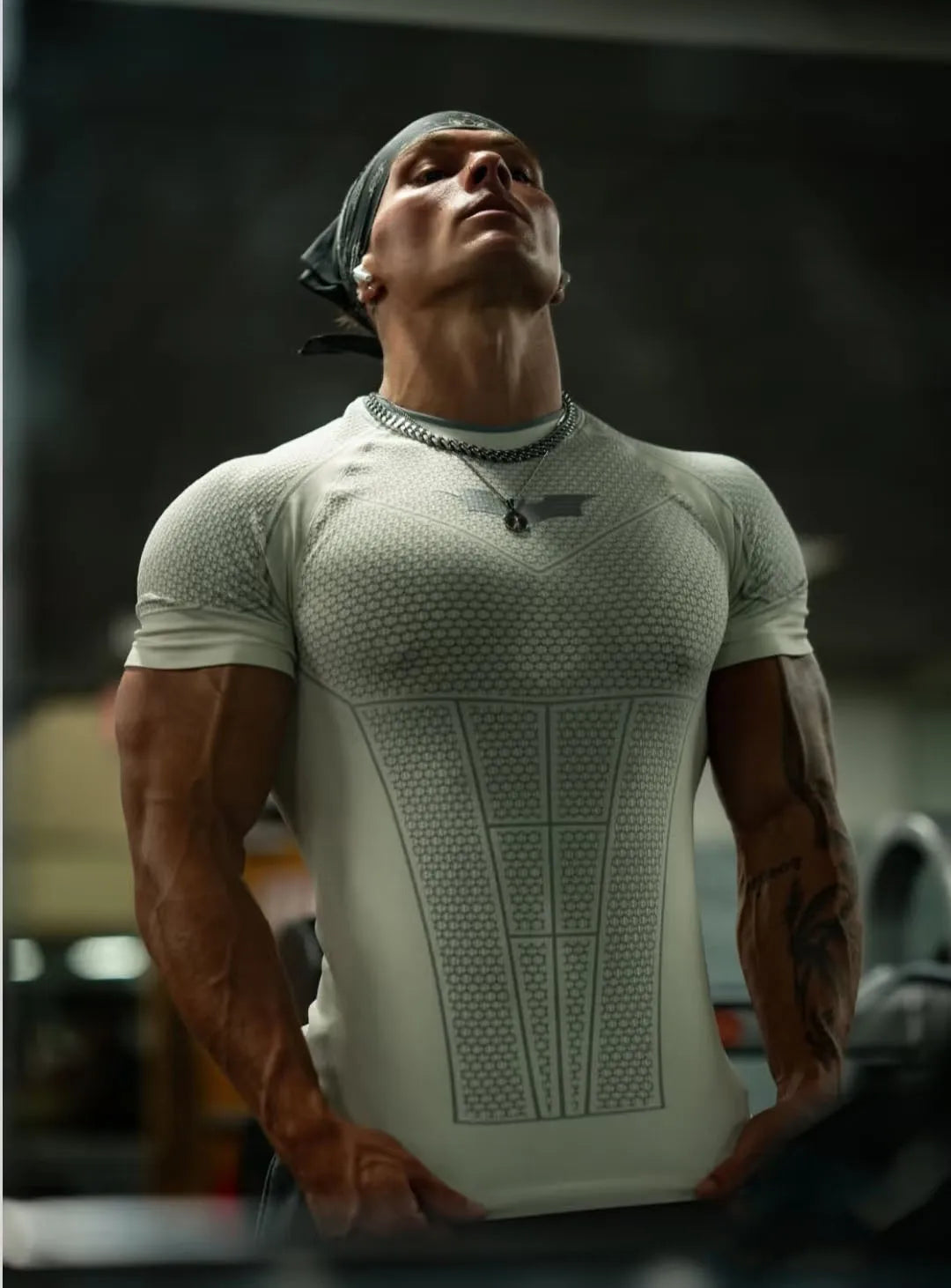 Men's Muscle Quick Dry Skinny Fit Short Sleeve Athletic T-Shirt Gym Workout Fitness Running Sport Bodybuilding Male Casual Shirt